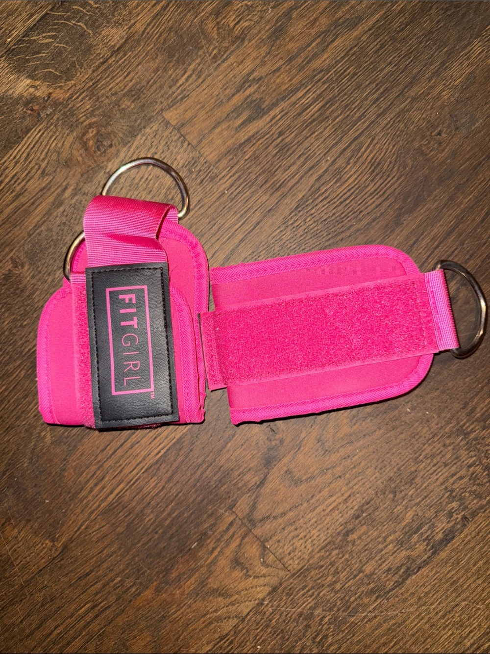 Pink Wrist/Ankle Strap with D-Ring Clip